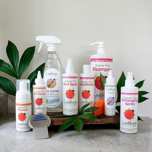 Nurse approved Ladibugs mint serum for effective nit and lice fix