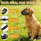 Qukcors safe training muzzle with nylon adjustable straps