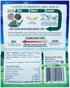 Sherwood Pet Health Vegan Joint Support label showing ingredients and active components