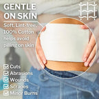 Thick highly absorbent cellulose core wound dressing close up