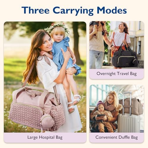 Mommore travel baby bag wide opening and interior compartments