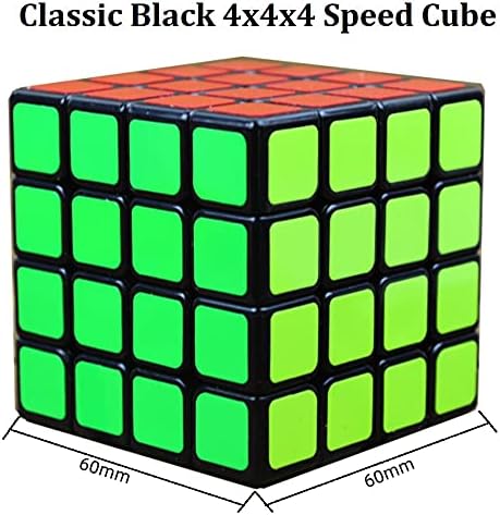 Side angle of the IRRDFO 4x4 speed cube displaying premium smooth turning layers.