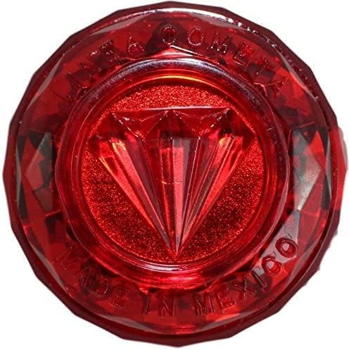 Diamante spinning top showing internal string storage feature