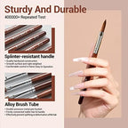 Side angle view of the professional manicure tool with protective storage tube