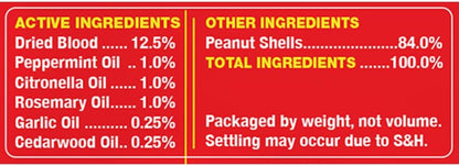Detailed label information for Cat Scram 6 lbs