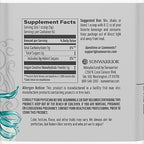 Sunwarrior Active Creatine Monohydrate Powder supplement facts label details