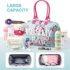 LitBear waterproof overnight tote showing interior compartments and pockets