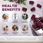 GORNVB immune support gummies texture and chewable view