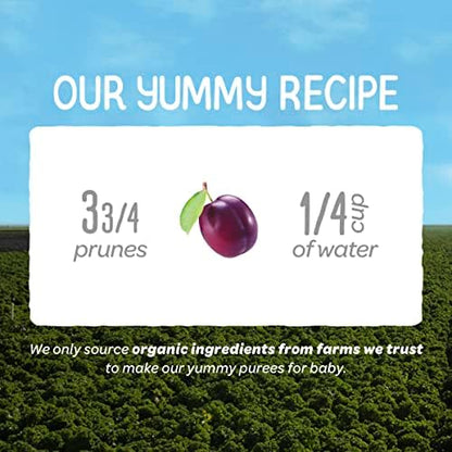 Organic baby food pouch clear packaging design