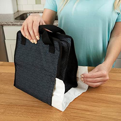 Dr. Brown's bottle cooler bag with baby bottles inside