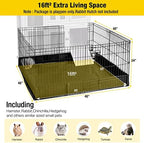 Aivituvin Pet Playpen Guinea Pig Cage Small Animal Rabbit Exercise Pen with Waterproof Floor Liner - Extension Playpen ONLY - Image 7