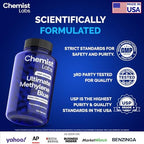 Chemist Labs Methylene Blue supplement label details