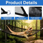 Durable nylon mesh pet hanging bed close up detailing strong suction cups