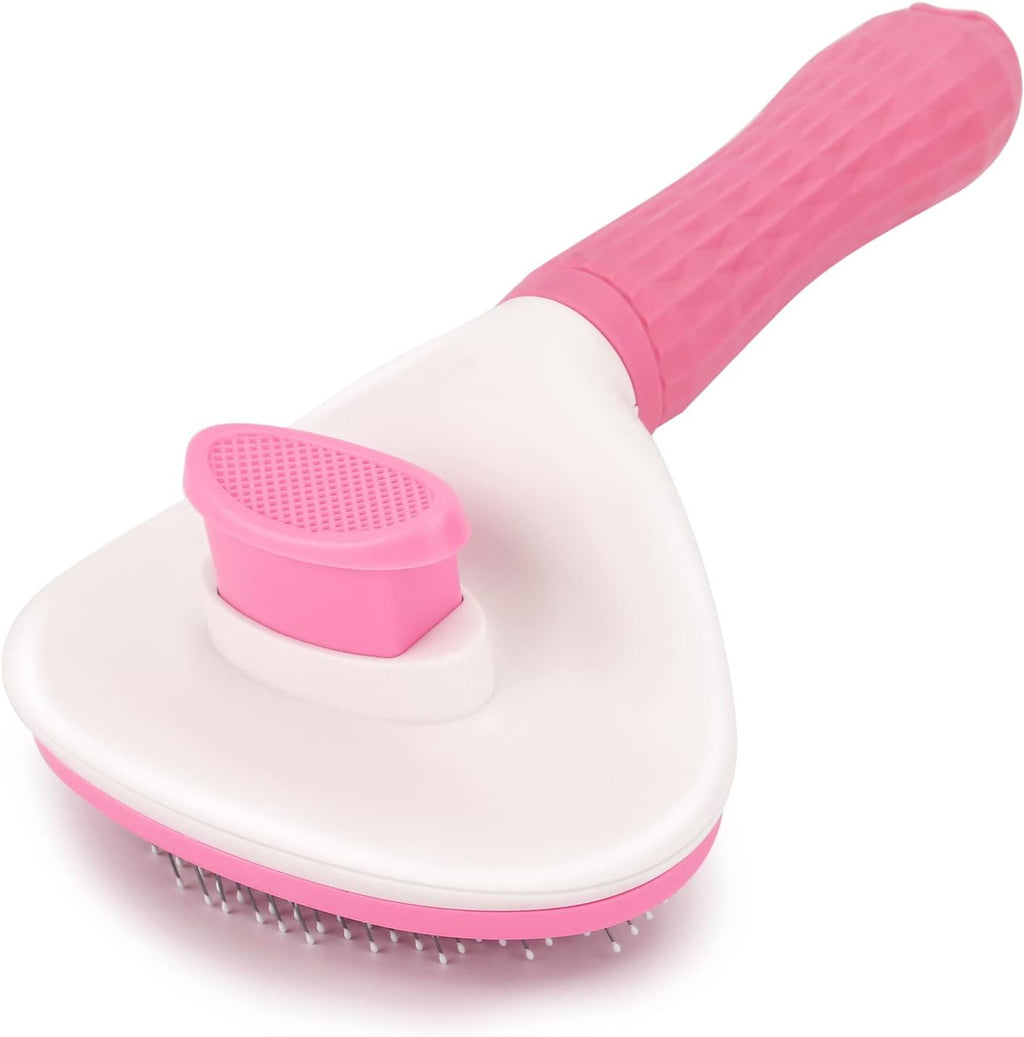 Depets Self Cleaning Slicker Brush, Dog Cat Bunny Pet Grooming Shedding Brush - Easy to Remove Loose Undercoat, Pet Massaging Tool Suitable for Pets with Long or Short Hair - Image 11