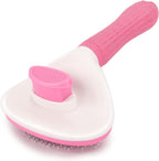 Depets Self Cleaning Slicker Brush, Dog Cat Bunny Pet Grooming Shedding Brush - Easy to Remove Loose Undercoat, Pet Massaging Tool Suitable for Pets with Long or Short Hair - Image 11