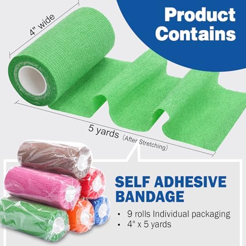 AZEN athletic tape showing the breathable non woven texture of the elastic bandage.