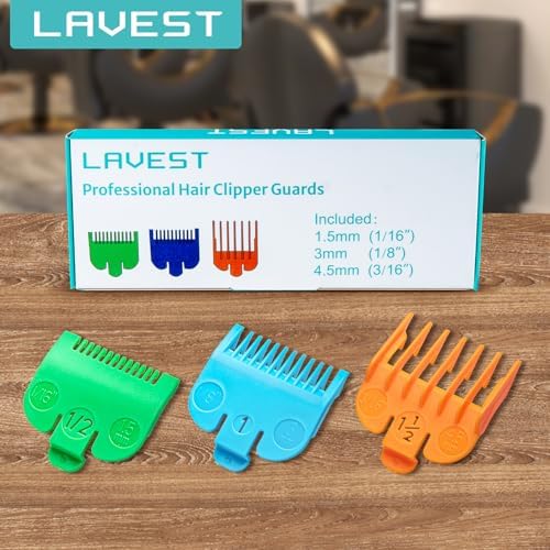 Durable plastic clipper guards compatible with Wahl