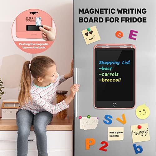 Tecjoe 8.5 inch colorful doodle board for kids showing math equations