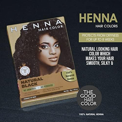 Jimy Henna Hair Color before and after visual showcasing complete grey coverage on roots.