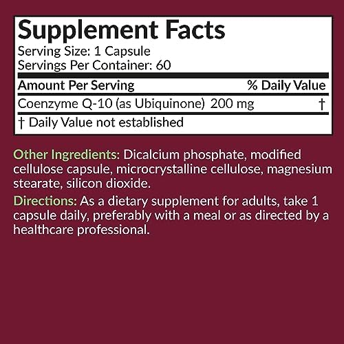 Futurebiotics CoQ10 200 mg bottle close up