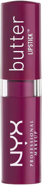 Full coverage NYX Professional Makeup Fireball lipstick shade collection display