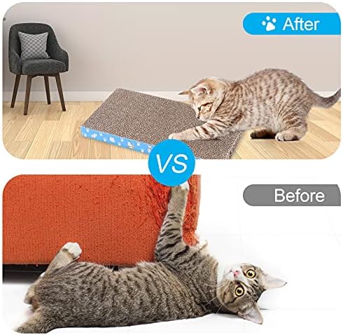 A single Mankaide corrugated cardboard pad resting flat on the floor next to a home sofa.