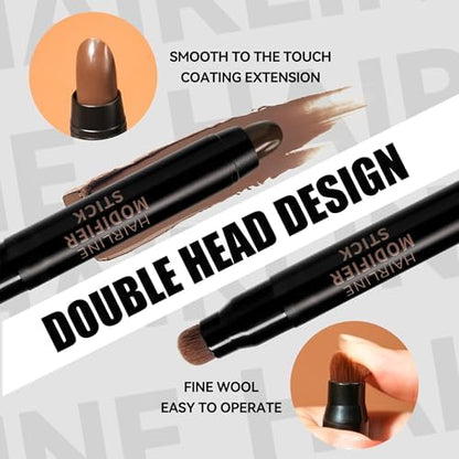 Travel size gray hair cover up stick in black brown
