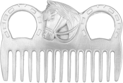 Cyrank livestock grooming comb for removing loose undercoat and knots