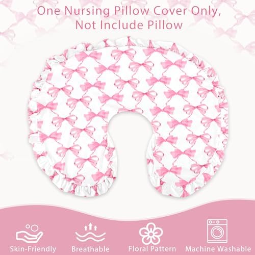 Soft microfiber nursing pillow slipcover for infants