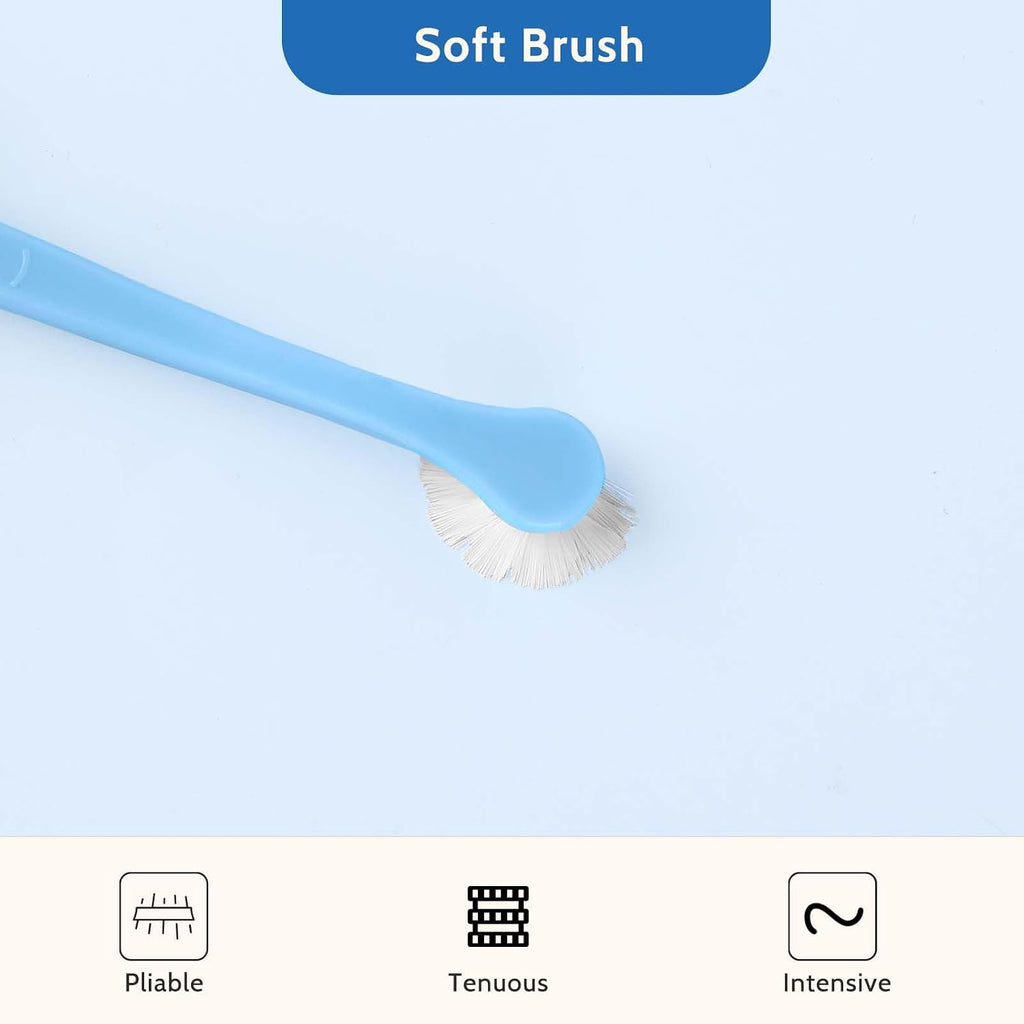 Small dog and cat toothbrush kit for dental hygiene