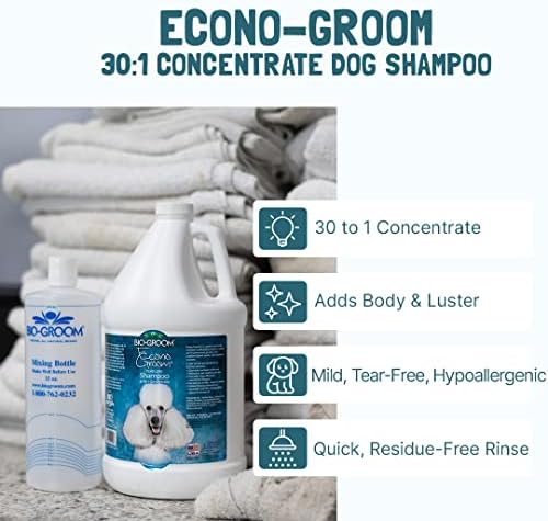 Bio-Groom Econo-Groom puppy and cat shampoo product angle view
