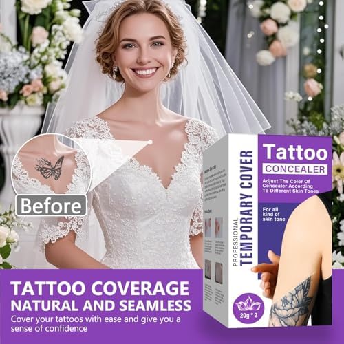 Pluservice Kylvo tattoo cover up concealer open pots showing dual shades