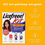 Licefreee non-toxic lice killing gel with root applicator for precise scalp application.