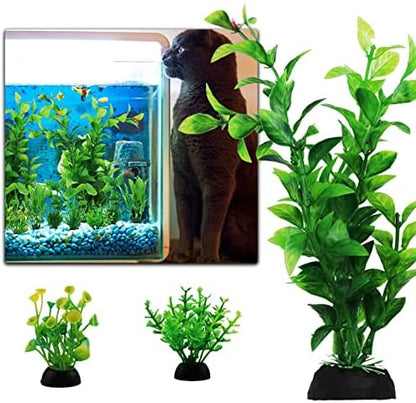Bxlive fish tank plastic ornaments detachable root cleaning demonstration