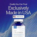 Essential Stacks Gut L-Glutamine Capsules supplement facts label