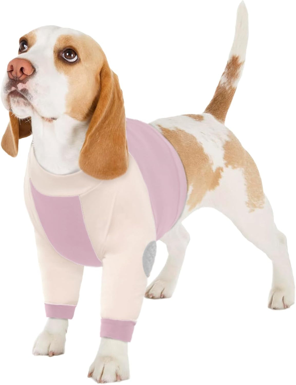 LeLePet Dog Recovery Suit for Front Legs, Dog Sleeve to Stop Licking, Elbow Protector for Leg Injuries Shoulder Wounds After Surgery Male Female,Zippered Long-Sleeved Shirt Cone Alternative(S-3XL) - Image 12