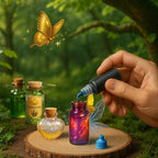 AMIZEY potion making kit accessories including magic wands charms and non toxic colorants.