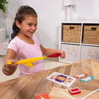 Close up of the shrinking and growing magic wand prop from Melissa & Doug