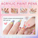 Hand demonstrating nail painting with Ionsgako pens