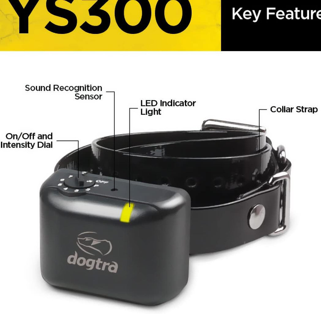 Dogtra YS300 rechargeable collar with included PetsTEK clicker