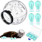 LEIFIDE transparent astronaut cat helmet showing ventilation holes design