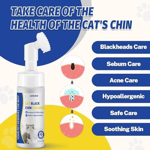 Ninibabie 2-in-1 cat grooming foam packaging showing the botanical ingredients list