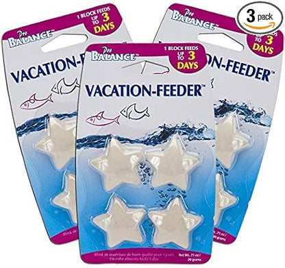 Penn-Plax Pro Balance Vacation Fish Feeder front packaging view for aquarium fish care.