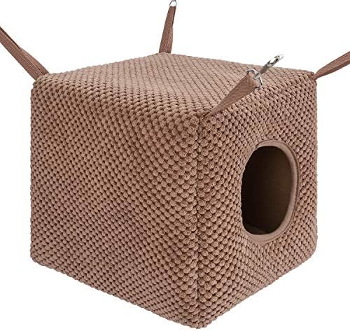 Niteangel pet hammock cube hanging inside wire cage