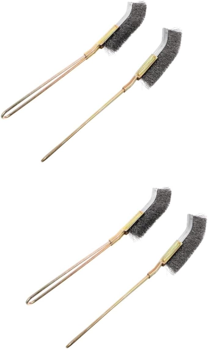 Angoily Bird Cage Cleaning Brush 2-Pack Long Handle Wire Bristle Cage Brush for Pet Supplies Easy Stubborn Stain Removal and Daily Grooming - Image 10