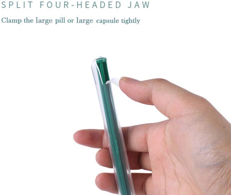 Qiyadin non toxic pet pill popper tool with finger ring handle.