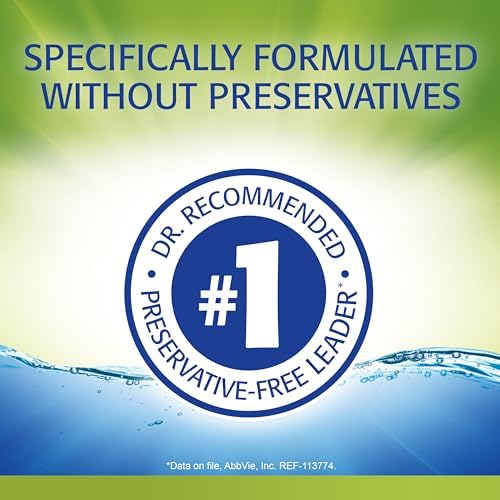 Refresh Relieva PF preservative-free single-use vials for sensitive eyes.