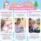 UMQYYMKO interactive handheld puzzle game packaging showing the six different operational modes