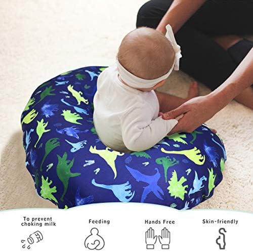 Tanofar minky nursing pillow cover showing soft plush fabric texture