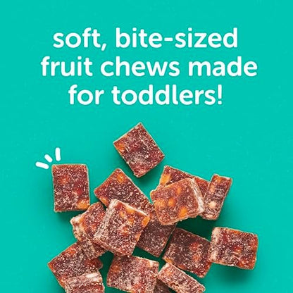 Back of the Beech-Nut Fruti Bites box illustrating the non-GMO and gluten-free product attributes.